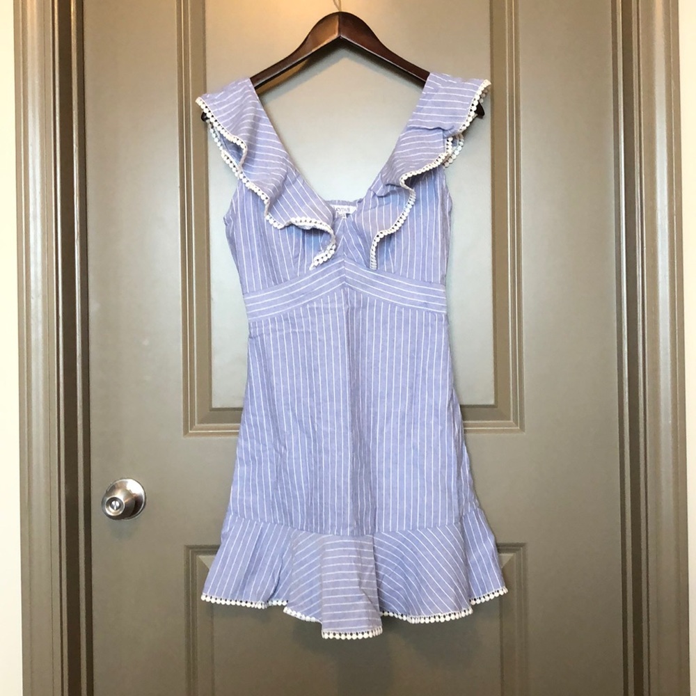 NWOT Lucy Paris Cotton Pinstripe Dress, Small